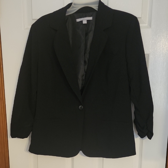 Valerie Stevens Elegant Black Blazer - Picture 1 of 8